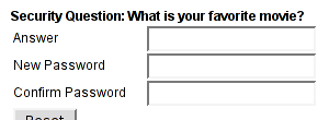 Here is an image of a form that asks me for my favourite movie.