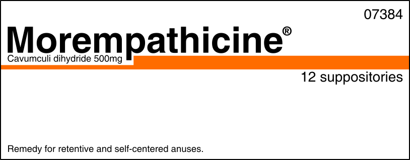 Morempathicine, 12 suppositories