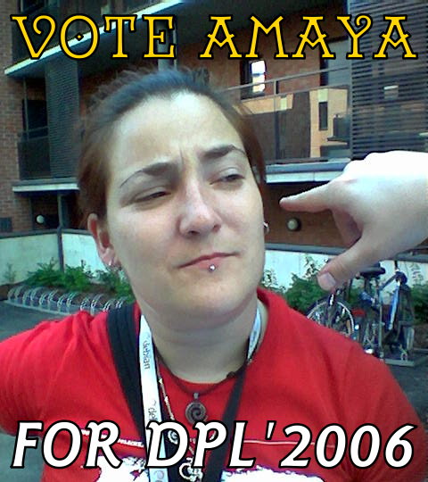 Vote Amaya for DPL'2006